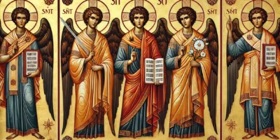 icone novena aos santos arcanjos sao miguel sao gabriel sao rafael