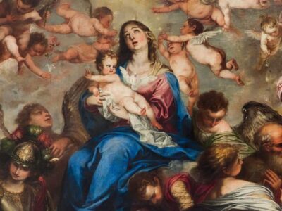 quadro pintura santissimo nome de maria