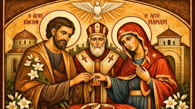 feseta dos esponsais Matrimônio da Virgem Maria e São José santo do dia 23 de janeiro