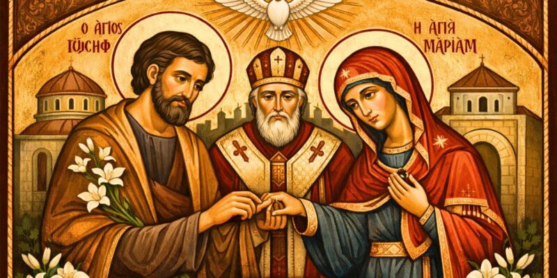 feseta dos esponsais Matrimônio da Virgem Maria e São José santo do dia 23 de janeiro