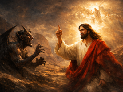 Jesus ensina a vencer as tentações quaresma