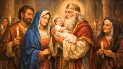 apresentação de jesus no templo purificação de maria santo do dia 2 de fevereiro