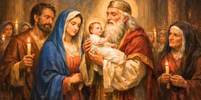 apresentação de jesus no templo purificação de maria santo do dia 2 de fevereiro