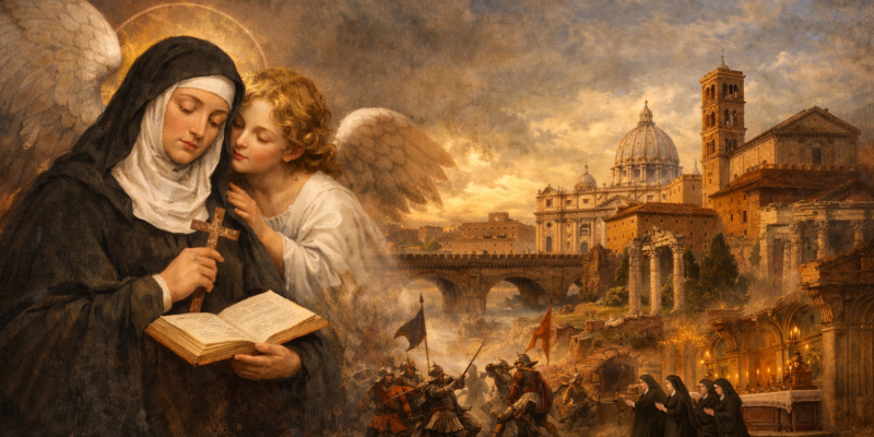 santa francisca romana anjo da guarda 9 de março santo do dia