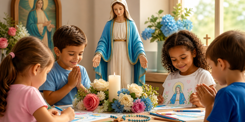 Atividades para a Catequese em Maio site catolico catequese liturgia