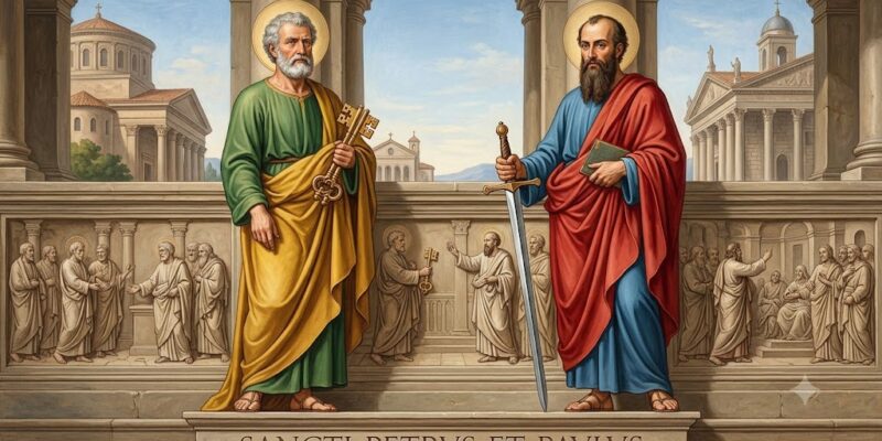 são pedro e são paulo 29 de junho site catolico catequese liturgia santo do dia