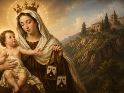 Origem da Devoção a Nossa Senhora do Carmo, Sua Aparição em Fátima e o uso do Escapulário