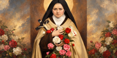 poema e Frases de Santa Teresinha santo do dia 1 de outubro mes missionario