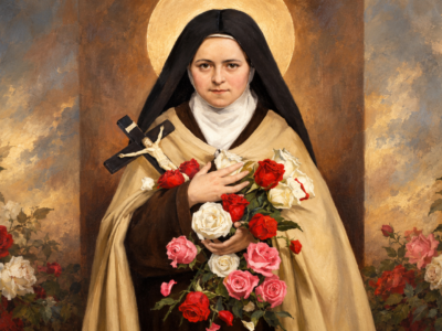 poema e Frases de Santa Teresinha santo do dia 1 de outubro mes missionario