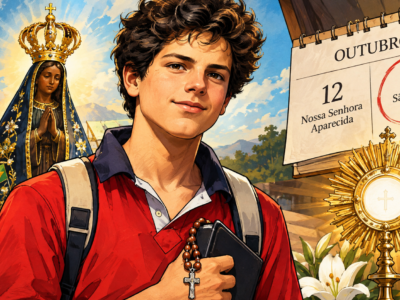 dia de São Carlo Acutis 12 de outubro santo do dia 13 de outubro site catolico
